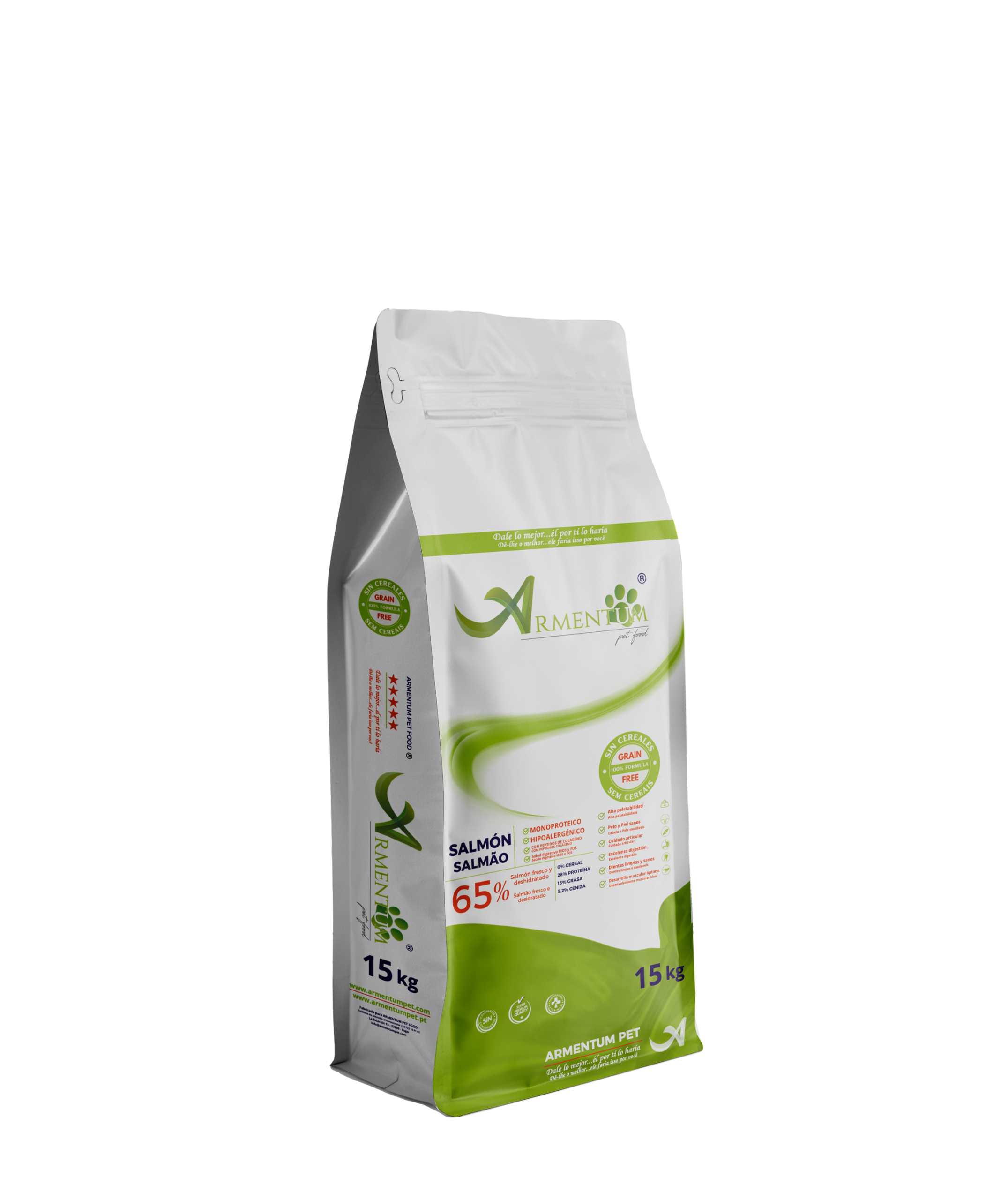 Salmón Grain Free · Monoproteico ·15kg